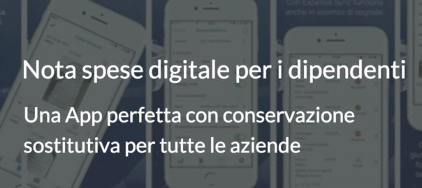 nota spese digitale per i dipendenti