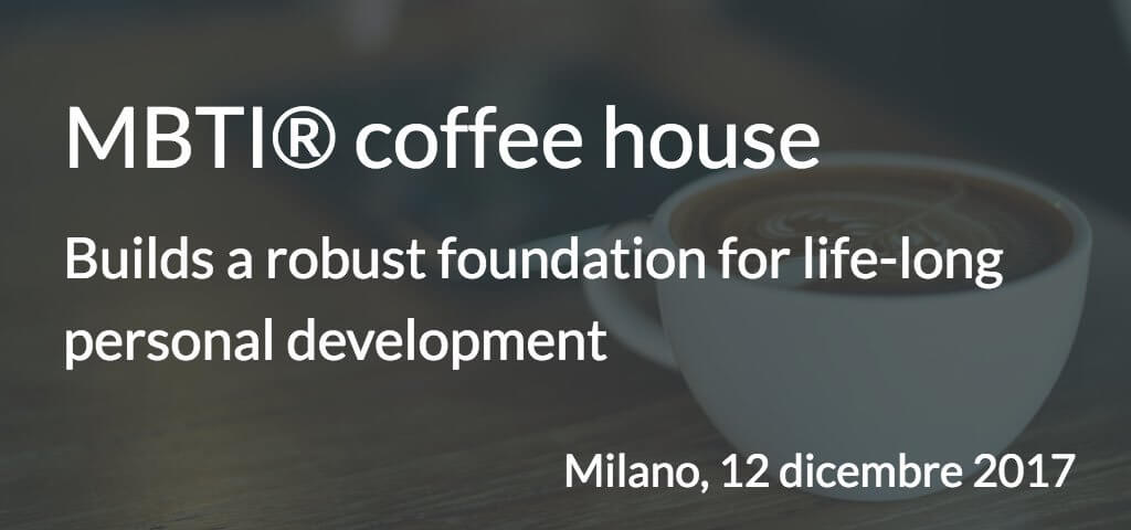 MBTI coffee house 12 dicembre 2017