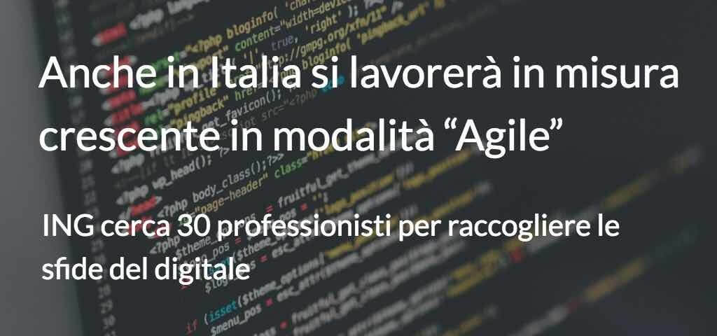 ING cerca 30 professionisti per raccogliere le sfide del digitale