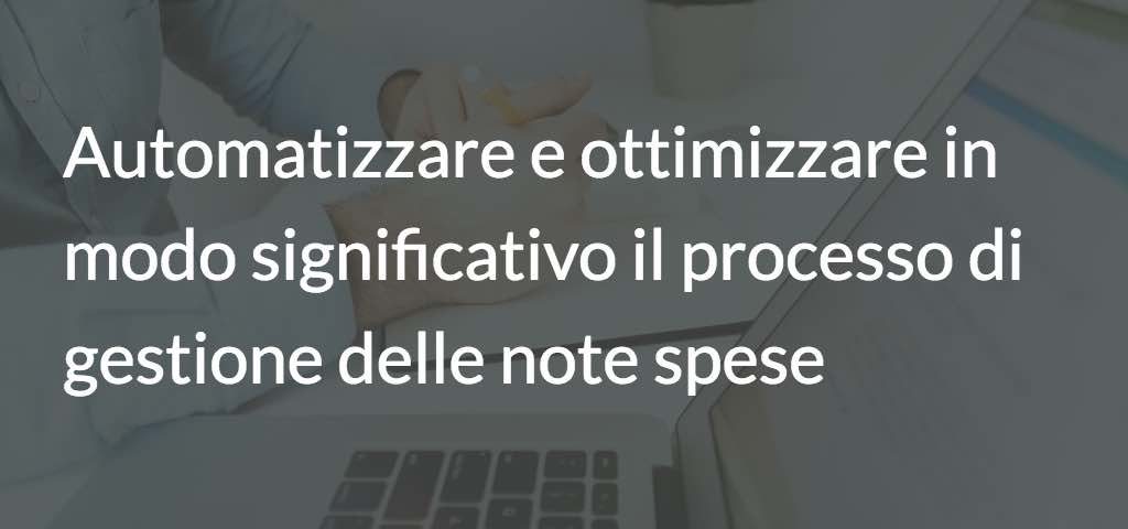 automatizzare ottimizzare gestione note spese