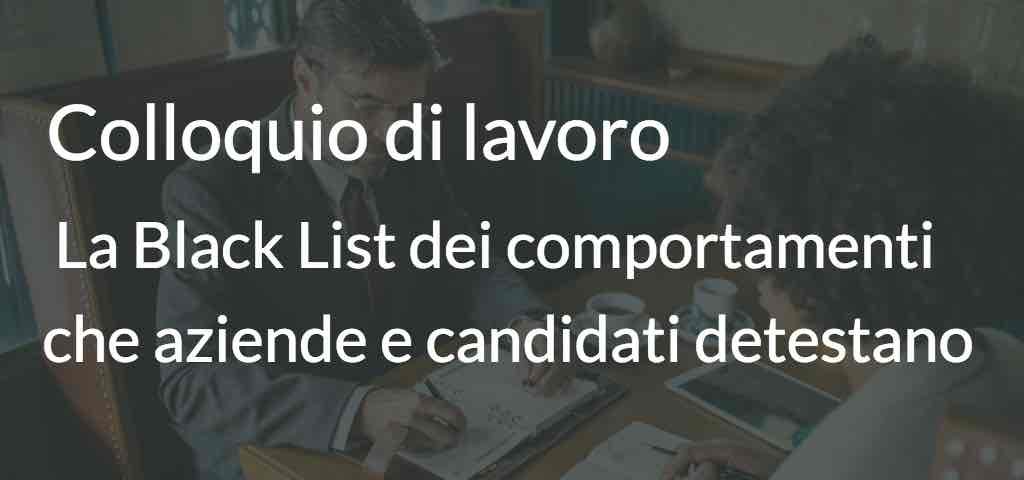 colloquio di lavoro