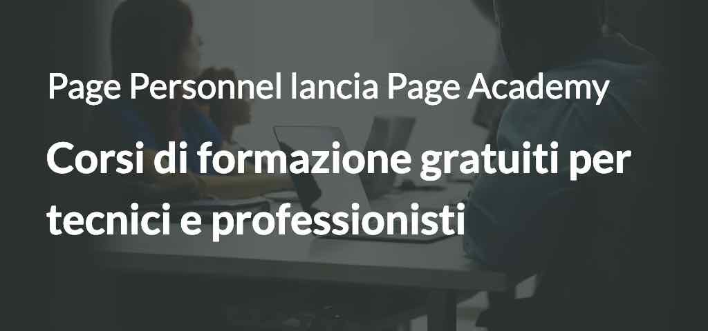 corsi di formazione gratuiti per tecnici e professionisti