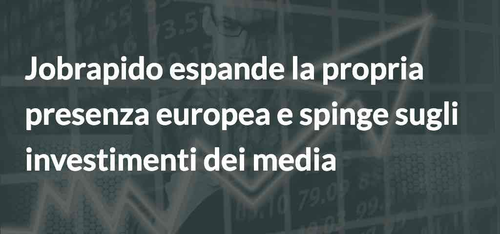Jobrapido prevede un 2019 di forte crescita