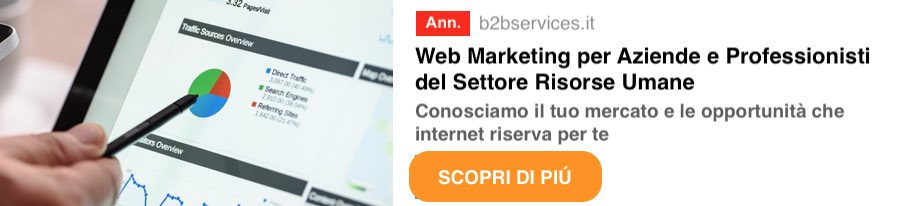 Web Marketing per Aziende e Professionisti del Settore Risorse Umane