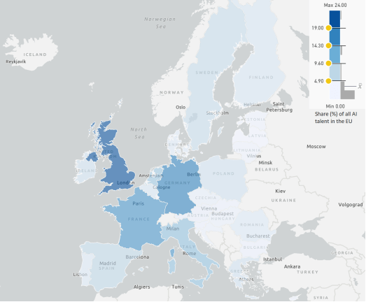 Distribuzione geografica - Mappa Europa