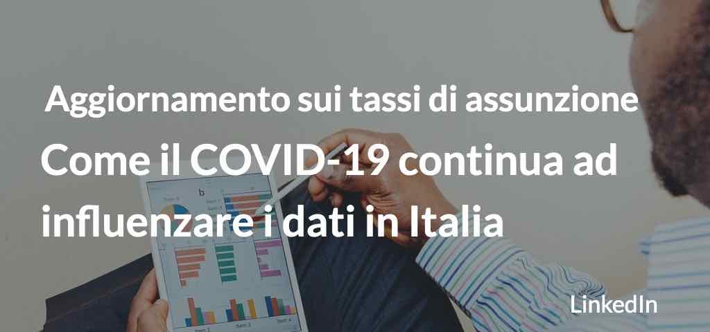 COVID-19 e tassi di assunzione in Italia