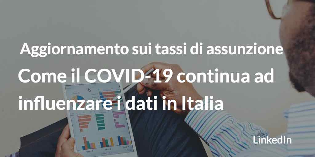 COVID-19 e tassi di assunzione in Italia