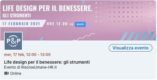 Life design per il benessere