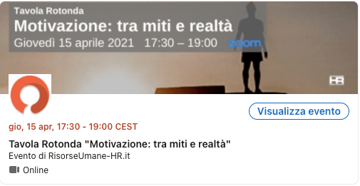 evento motivazione