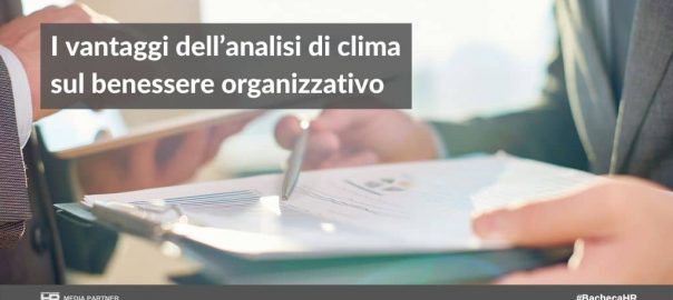 analisi di clima organizzativo benessere organizzativo