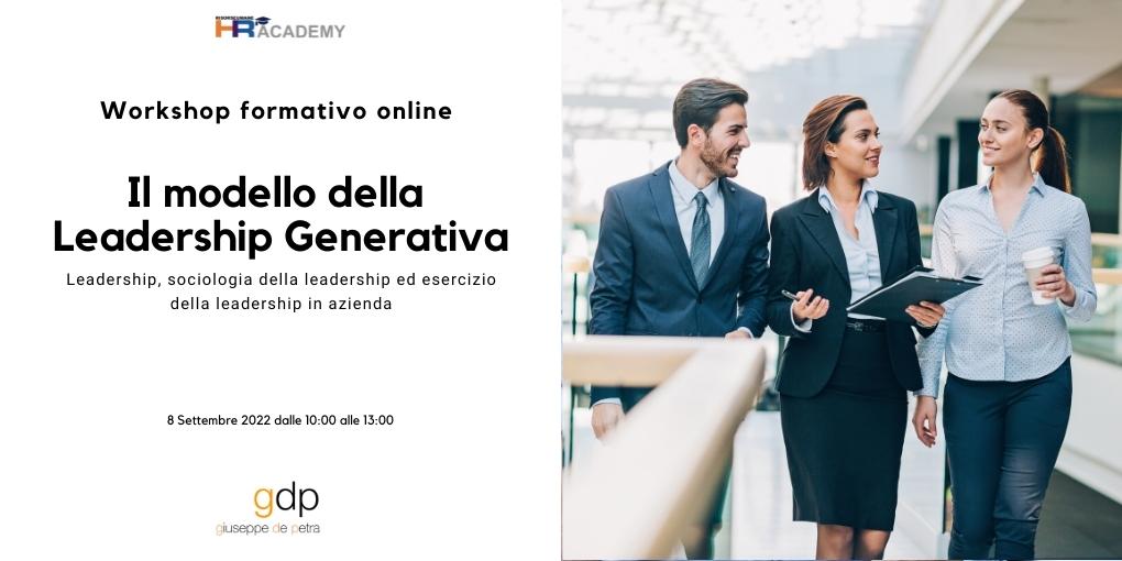 Il modello della Leadership Generativa - Workshop formativo