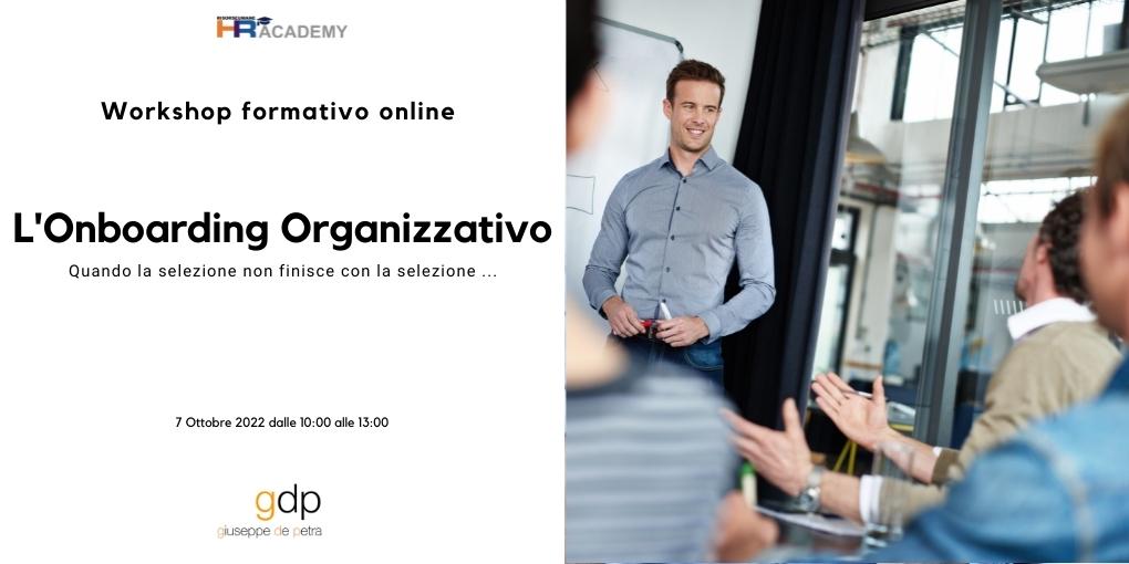 L'Onboarding Organizzativo - Workshop formativo online