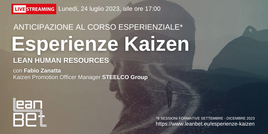 webinar: Esperienze Kaizen - Lean Human Resources