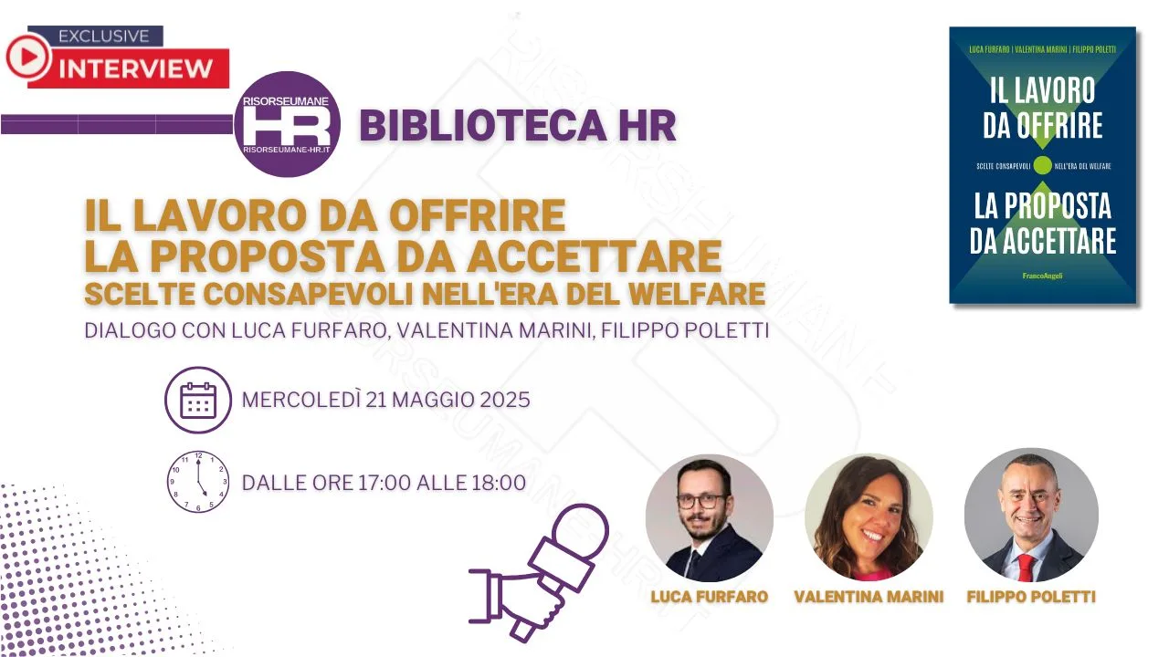Il lavoro da offrire, la proposta da accettare - webinar con orario