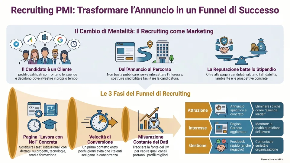 Recruiting PMI Annuncio di Lavoro Funnel di Successo